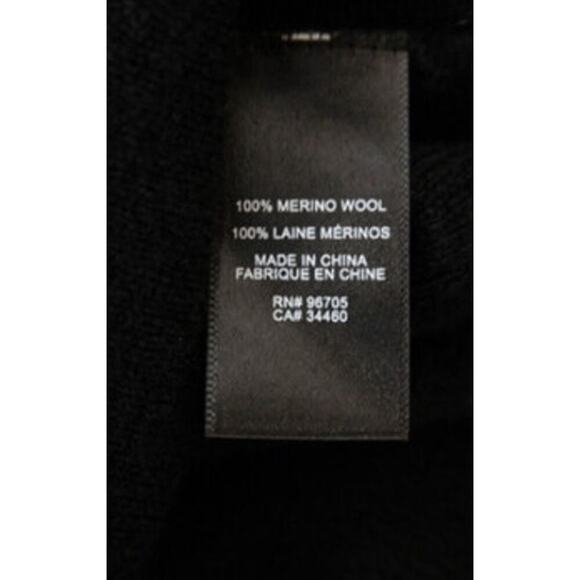 Rebecca Taylor Medium Ruffle Edge Black Turtleneck Long Sleeve - Picture 3 of 4